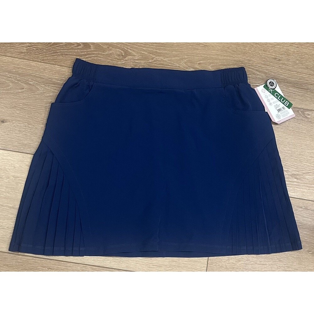 Women’s Mondetta Arch Golf Skort Pleated Navy Blue XL NWT!